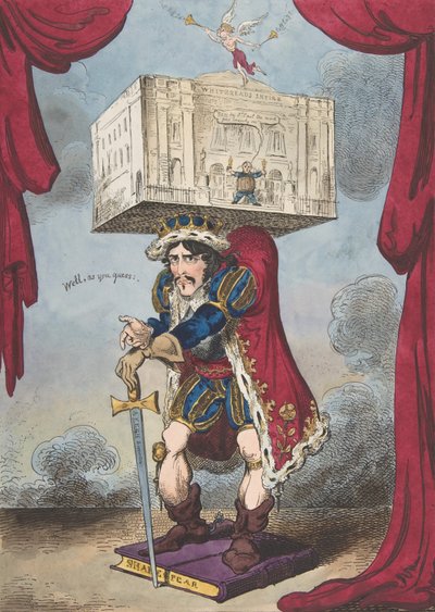 El Atlas Teatral, 7 de mayo de 1814 de George Cruikshank