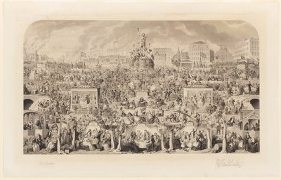 La adoración de Baco de George Cruikshank