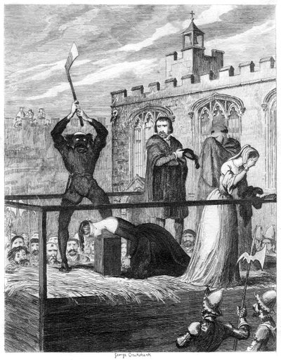 La ejecución de Lady Jane Grey, 1554 1840 de George Cruikshank