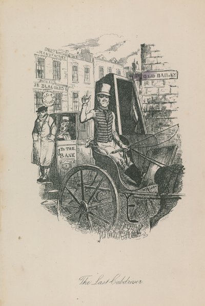 El último cochero de George Cruikshank