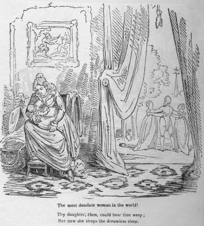 La mujer más desolada del mundo de George Cruikshank