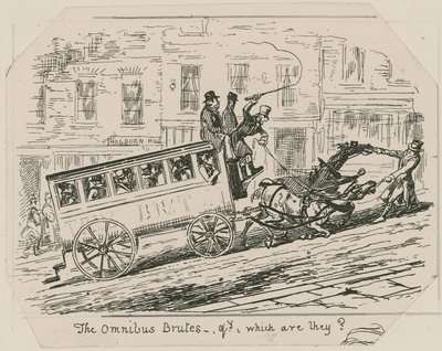 El ómnibus brutos... ¿cuáles son ellos? de George Cruikshank