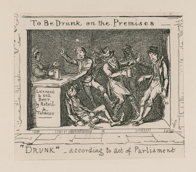 Para ser bebido en el lugar de George Cruikshank