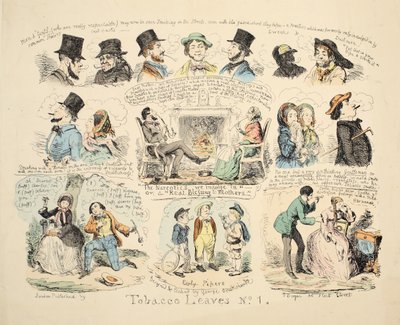 Hojas de tabaco No. 1 de George Cruikshank