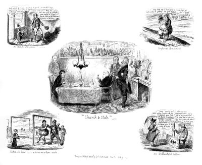 Varios dibujos animados, 1829 de George Cruikshank