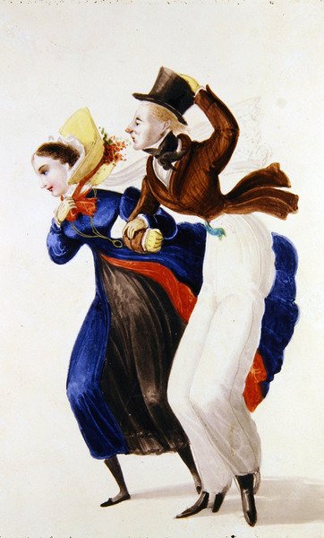 Modas de invierno de George Cruikshank