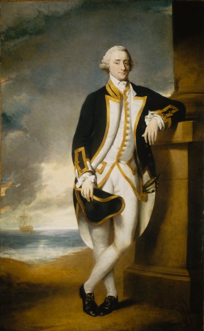 Capitán Hugh Palliser (1723-1796), c.1775 (óleo sobre lienzo) de George Dance