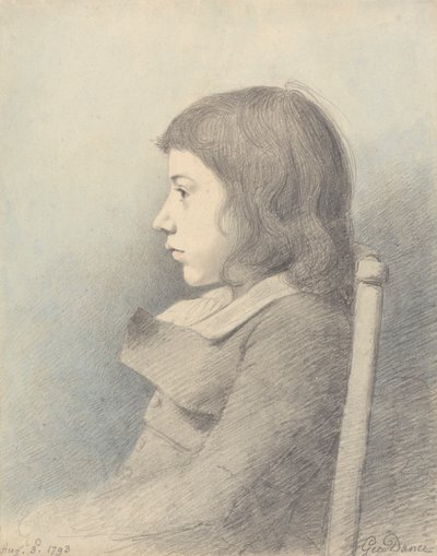 Retrato de un niño de George Dance