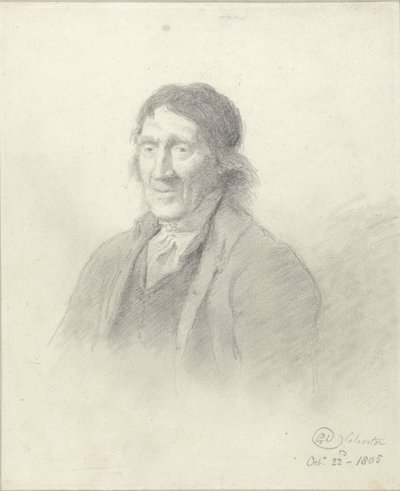 Retrato de un hombre, 1805 de George Dance