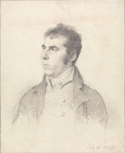 Retrato de un joven de George Dance