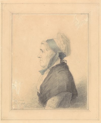 Retrato de una anciana de George Dance