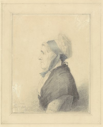 Retrato de una dama mayor, 1796 de George Dance