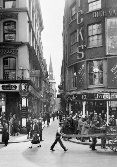 Cheapside, Ciudad de Londres de George Davison Reid