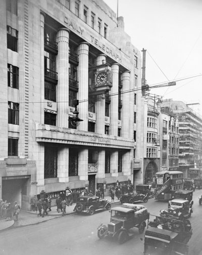 Edificio del Daily Telegraph, Fleet Street, Ciudad de Westminster, Londres, principios de 1930 de George Davison Reid