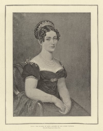 S.A.R. la Duquesa de Kent, madre de S.M. la Reina Victoria de George Dawe