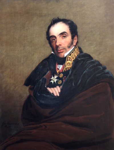 Retrato del General Miguel Ricardo da Alava, soldado español, 1818 de George Dawe