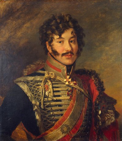 Retrato del General Sergey Nikolayevich Lanskoy 1774-1814, antes de 1825 de George Dawe