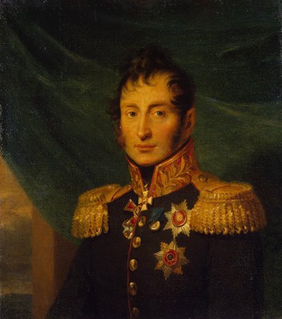 Retrato de Nikolai Alexeyevich Tuchkov 1765-1812, antes de 1825 de George Dawe