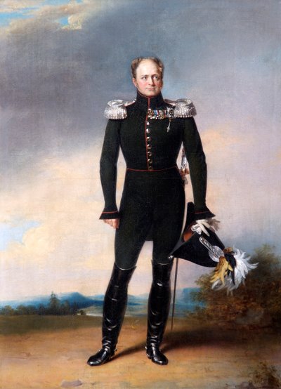 Retrato del Zar Alejandro I de Rusia de George Dawe