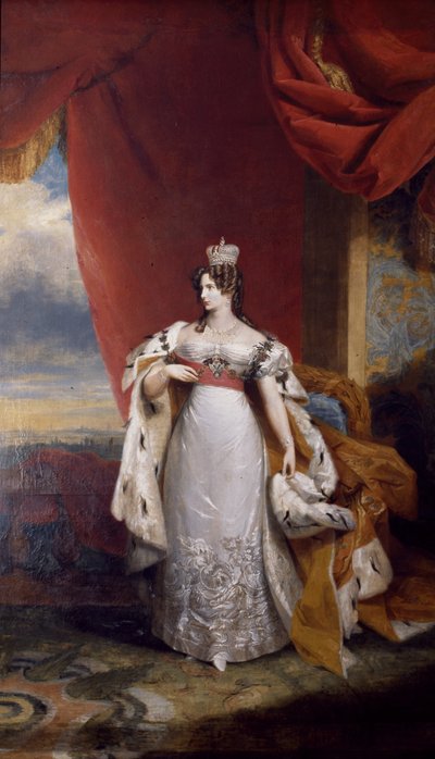 Retrato de la Zarina Alexandra Feodorovna de Rusia de George Dawe