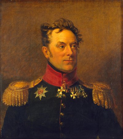 Retrato de Yermolai Fyodorovich Kern, c.1825 de George Dawe