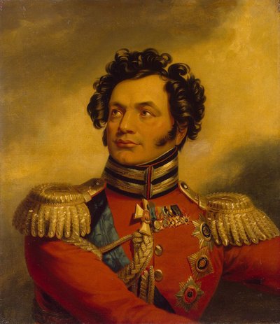 Retrato del General Fyodor Petrovich Uvarov de George Dawe