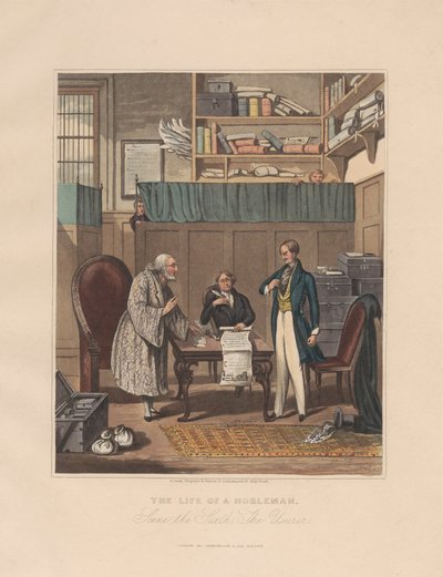 Lote de nueve: (6) La vida de un noble de George Dawe