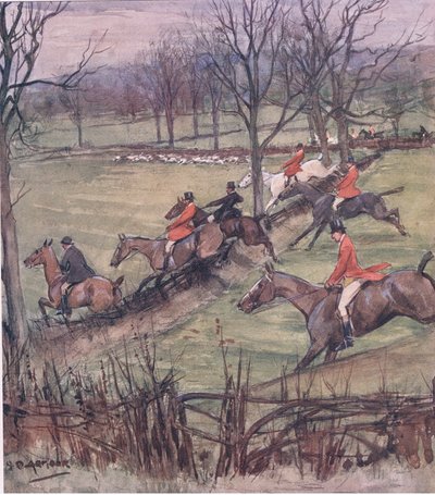 Casi al frente de la manada, de los Lectores del Sr. Jorrocks publicados por Hodder & Stoughton de George Denholm Armour