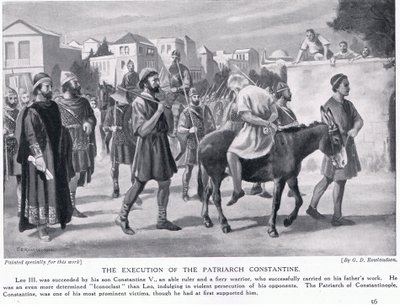 La ejecución del patriarca Constantino de George Derville Rowlandson