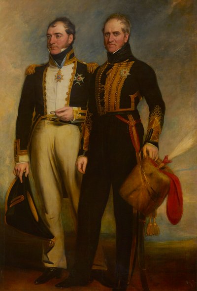 Retrato del Honorable Charles Paget (1778-1839) y Henry William Paget de George Dodgson Tomlinson
