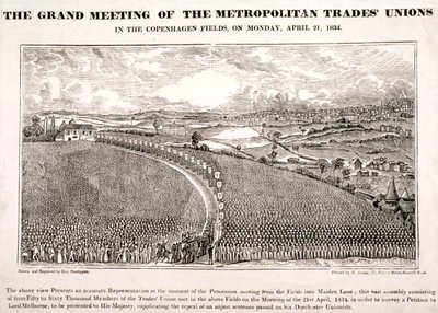 Campos de Copenhague, Islington, Londres, 1834 de George Dorrington