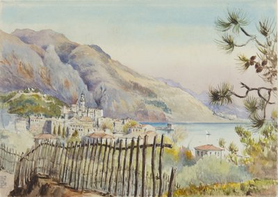Mentone, mirando al Este, 5 de marzo de 1878 de George Douglas Tinling