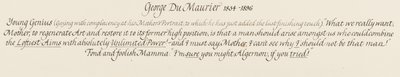 Algernon, un joven genio y su mamá cariñosa y tonta, 1879 de George du Maurier