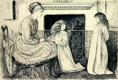 Ilustración infantil de George du Maurier