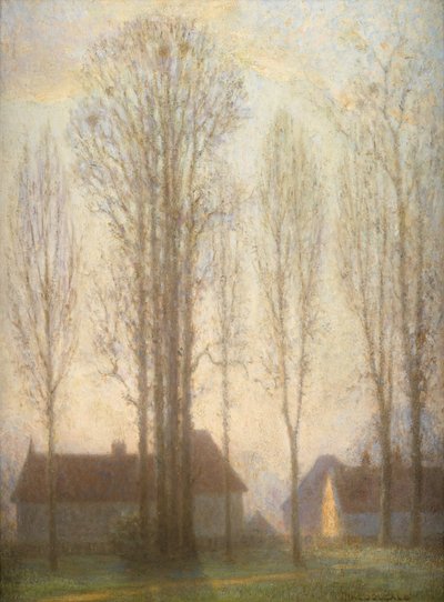 The Old Rookery (óleo sobre tabla) de George Duncan Macdougald