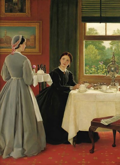 Té de la tarde, 1865 de George Dunlop Leslie