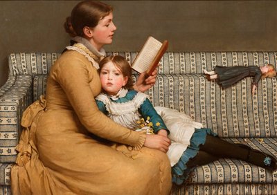 Alicia en el país de las maravillas (óleo sobre lienzo) de George Dunlop Leslie