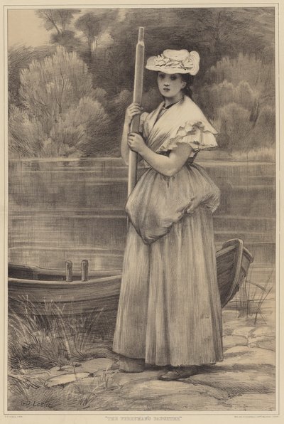 La Hija del Barquero de George Dunlop Leslie