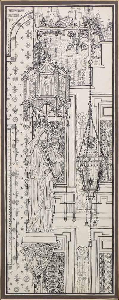 Una esquina de Amberes de George Dutch Davidson