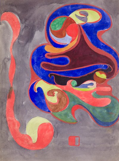 Decoración abstracta, c.1898 (acuarela) de George Dutch Davidson