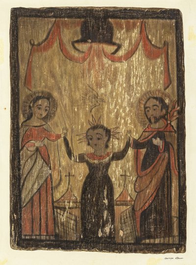 Retablo - La Sagrada Familia, c. 1938 de George E. Rhone
