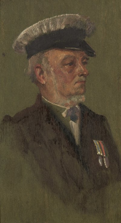 Retrato de G. Mills, L.T.C., c.1920 de George Edmund Butler