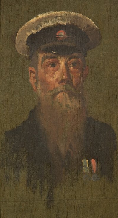 Retrato de J. Brooks, 6º Dragones, c. 1920 de George Edmund Butler