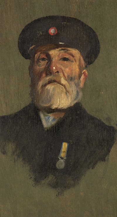 Retrato de J. Lasbury, R.M.L.I., c.1920 de George Edmund Butler
