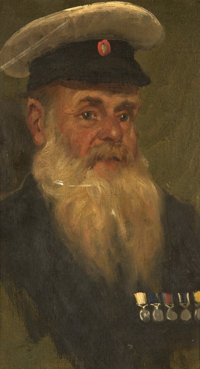 Retrato de J. Wilson, R.M.A., c.1920 de George Edmund Butler