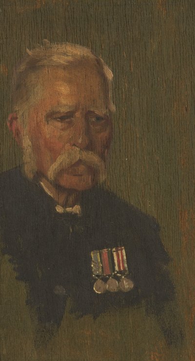 Retrato de P. Page, 4º, c. 1920 de George Edmund Butler