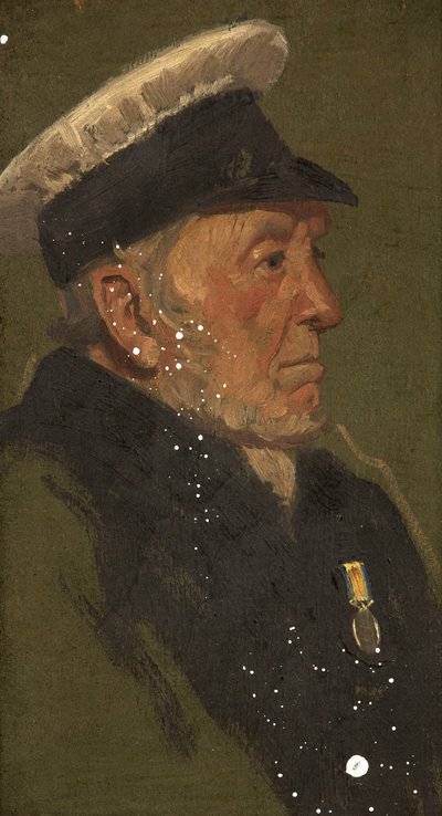 Retrato de W. Lavington, R.N., c. 1920 de George Edmund Butler