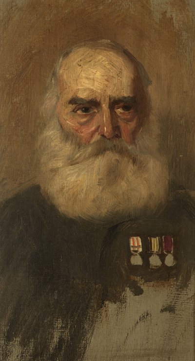 Retrato de W. Puttick, R. Bgde, c. 1920 de George Edmund Butler