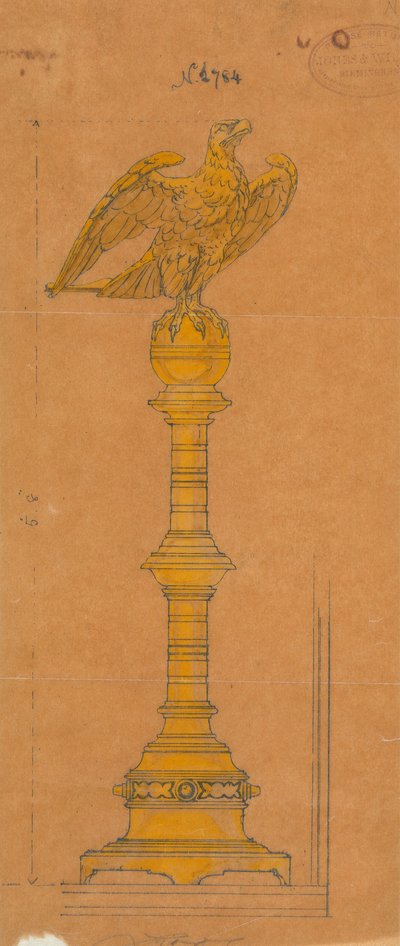 Diseños realizados para Jones y Willis, metalúrgicos y fabricantes de muebles para iglesias de Birmingham y Londres. de George Edmund Street