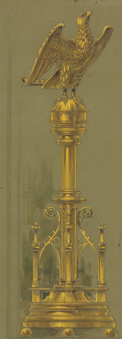 Diseños realizados para Jones y Willis, metalúrgicos y fabricantes de muebles para iglesias de Birmingham y Londres. de George Edmund Street